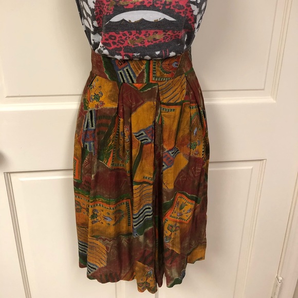 Vintage Pants - Vintage High waisted culottes
